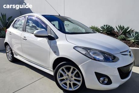 White 2012 Mazda 2 Hatchback Genki