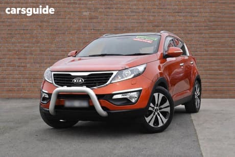 Orange 2013 Kia Sportage Wagon Platinum (Awd)