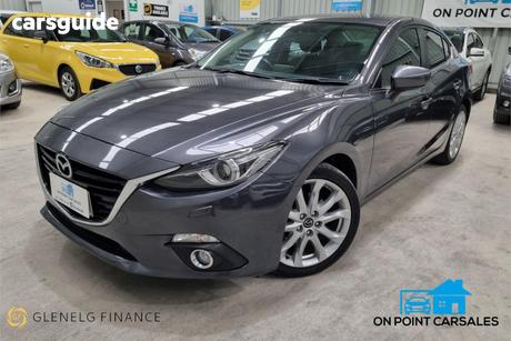 Grey 2014 Mazda 3 Sedan Sp25 Gt