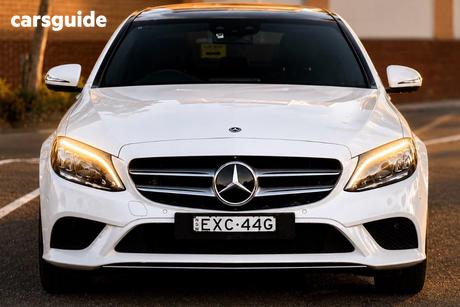 White 2019 Mercedes-Benz C300 Sedan
