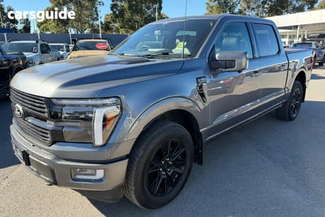 Grey 2024 Ford F150 Double Cab Pick Up Platinum Swb (4X4)