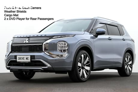Grey 2025 Mitsubishi Outlander Wagon Exceed 5 Seat (Awd)