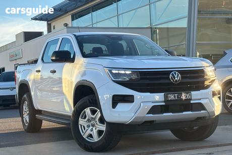 White 2024 Volkswagen Amarok Dual Cab Utility Core Tdi405 4Motion
