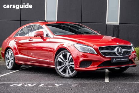 Red 2016 Mercedes-Benz CLS250 Coupe D