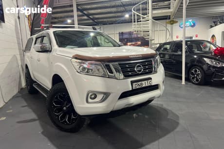 White 2017 Nissan Navara Dual Cab Utility St (4X4)