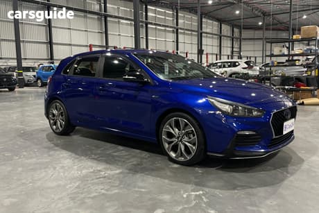 Blue 2019 Hyundai I30 Hatchback N Line