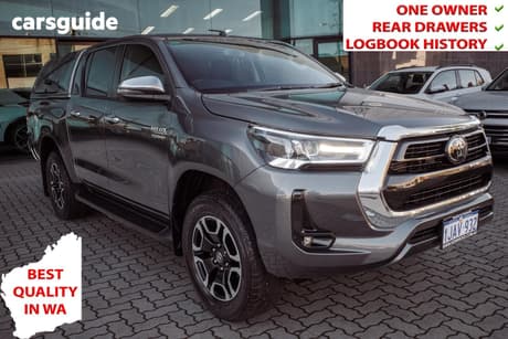 Grey 2021 Toyota Hilux Double Cab Pick Up Sr5 (4X4)
