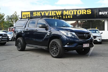 Blue 2017 Mazda BT-50 Dual Cab Utility Xt (4X4)