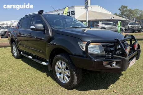 Black 2014 Ford Ranger Crew Cab Utility Wildtrak 3.2 (4X4)