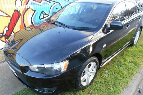 Black 2008 Mitsubishi Lancer Sedan Vr