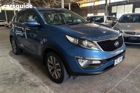 Blue 2014 Kia Sportage SUV SI PREMIUM (FWD) SL SERIES 2 MY14