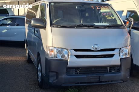 Silver 2016 Toyota HiAce Van Lwb