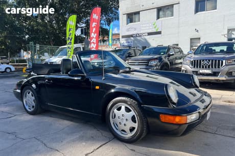 Black 1989 Porsche 911 Coupe Carrera 4