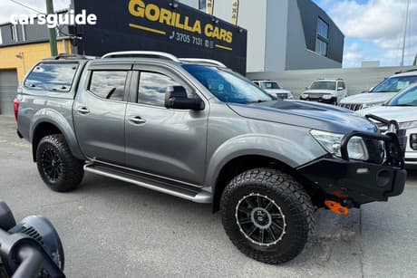 Grey 2017 Nissan Navara Dual Cab Utility St-X (4X4)