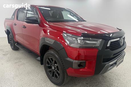Red 2022 Toyota Hilux Double Cab Pick Up Rogue (4X4)