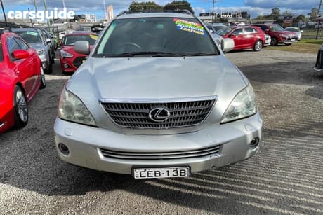 Silver 2007 Lexus RX SUV HYBRID MHU38R