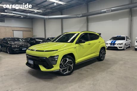 Yellow 2025 Hyundai Kona SUV PREMIUM N LINE