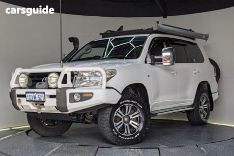 White 2012 Toyota Landcruiser Wagon Gxl (4X4)