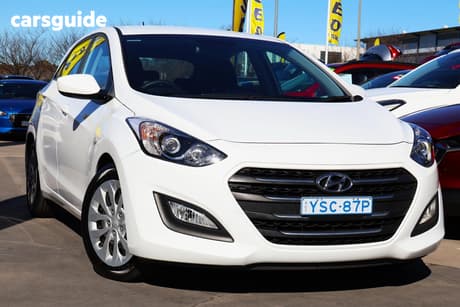 White 2016 Hyundai I30 Hatchback Active