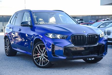 Blue 2024 BMW X5 Wagon M60I Mhev
