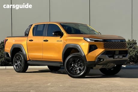 Yellow 2025 Toyota Hilux Double Cab Pick Up Rogue 48V (4X4)
