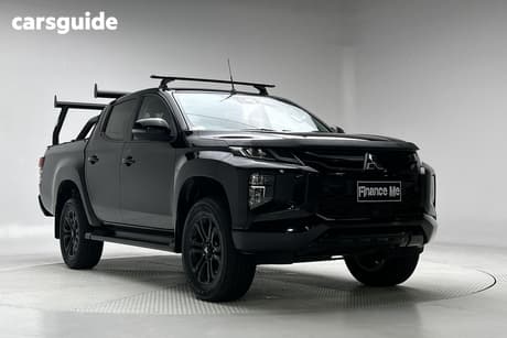 Black 2022 Mitsubishi Triton Double Cab Pick Up Gsr (4X4)