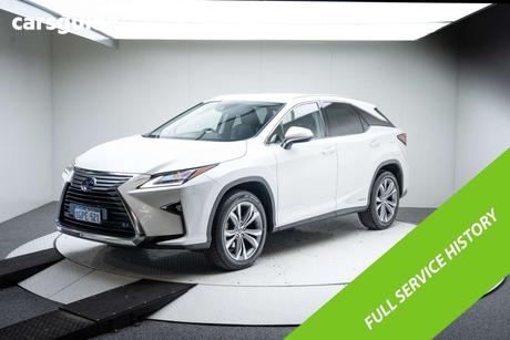 White 2018 Lexus RX450H Wagon Luxury Hybrid