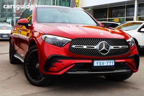 Red 2023 Mercedes-Benz GLC300 Wagon 4Matic Mhev