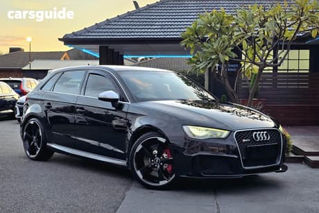Black 2016 Audi RS3 Hatchback Sportback Quattro