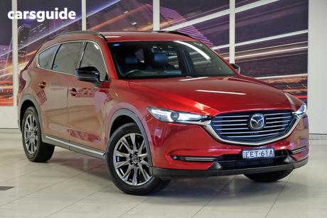 Red 2019 Mazda CX-8 Wagon Asaki (Awd)
