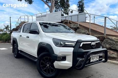 White 2021 Toyota Hilux Double Cab Pick Up Rogue (4X4)