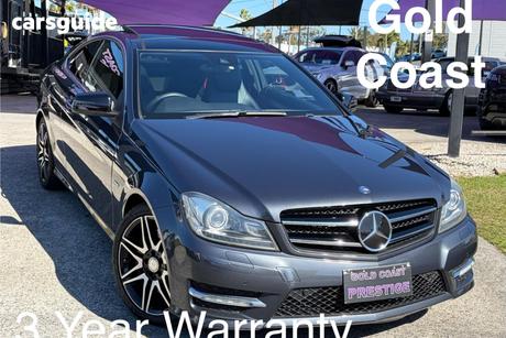 Grey 2015 Mercedes-Benz C250 Coupe Avantgarde