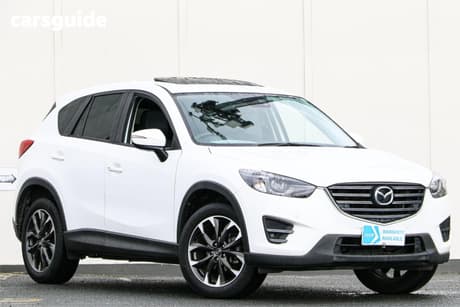 White 2015 Mazda CX-5 Wagon Grand Tourer (4X4)