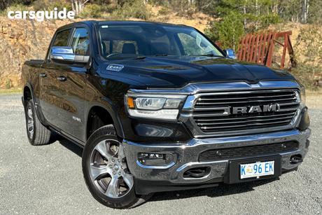 Black 2021 RAM 1500 Crew Cab Utility Laramie (Hybrid)