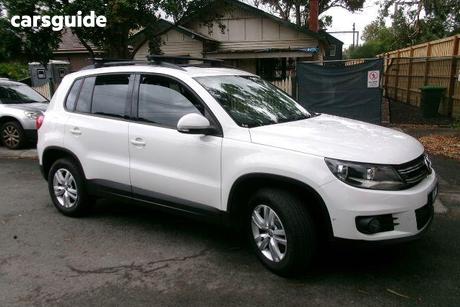 White 2013 Volkswagen Tiguan Wagon 103 Tdi Pacific