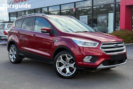 Red 2018 Ford Escape Wagon Titanium (Awd)