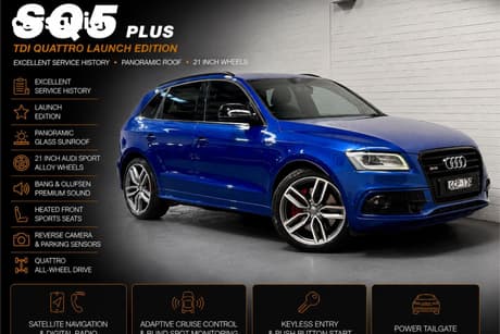 Blue 2016 Audi SQ5 Wagon Plus 3.0 Tdi Quattro