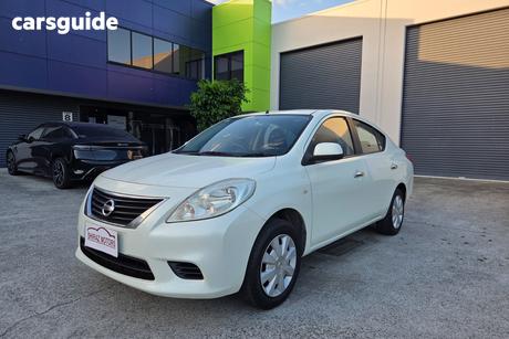 White 2012 Nissan Almera Sedan St