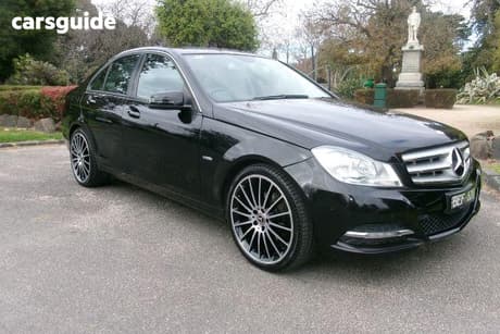 Black 2012 Mercedes-Benz C200 Sedan Avantgarde Be