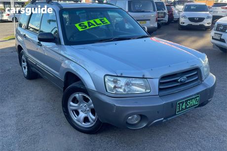 Silver 2003 Subaru Forester Wagon Xs