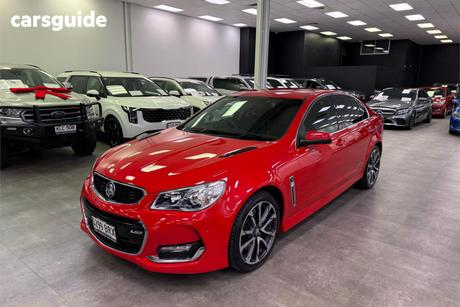 Red 2016 Holden Commodore Sedan Ss-V