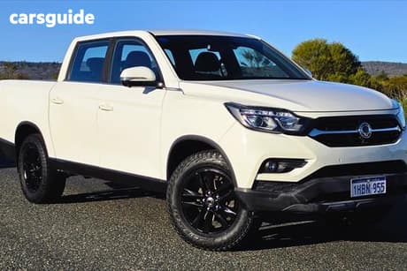 White 2020 Ssangyong Musso XLV Crew Cab Utility Ultimate