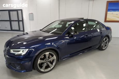 Blue 2019 Audi A4 Sedan 45 Tfsi Quattro S Tronic Sport