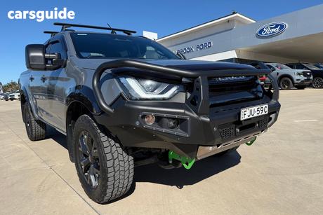 Grey 2023 Isuzu D-MAX Crew Cab Utility X-Terrain (4X4)