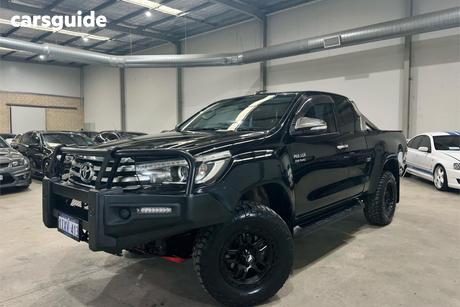 Black 2015 Toyota Hilux X Cab Utility Sr5 (4X4)
