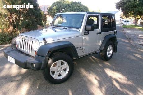 Silver 2010 Jeep Wrangler Softtop Sport (4X4)