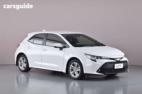 White 2022 Toyota Corolla Hatchback Sx Hybrid