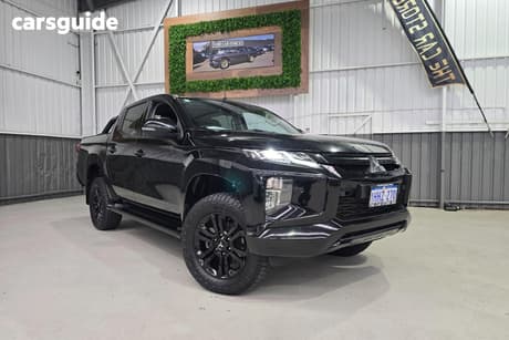 Black 2021 Mitsubishi Triton Double Cab Pick Up Gsr (4X4)