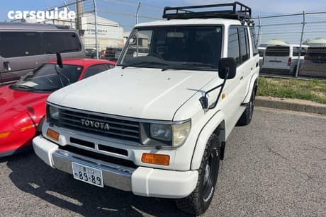 White 1994 Toyota Landcruiser Prado SUV SX WIDE (KZJ78W) 5DR 7ST WAGON 4SP AUTO 3.0DT