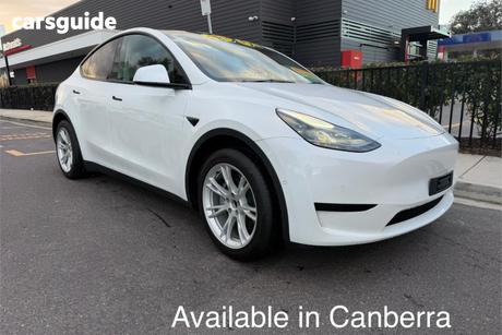 White 2022 Tesla Model Y Wagon Rear-Wheel Drive